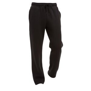 Mode of One Mens Regular Fit Fleece Joggers in Deep Black Size XL new